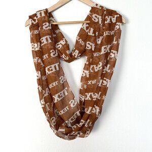 UT Austin‎ Texas Sheer Infinity Scarf One Size Burnt Orange Longhorns Hook Em